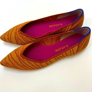 Rothy’s The Point Golden Zebra